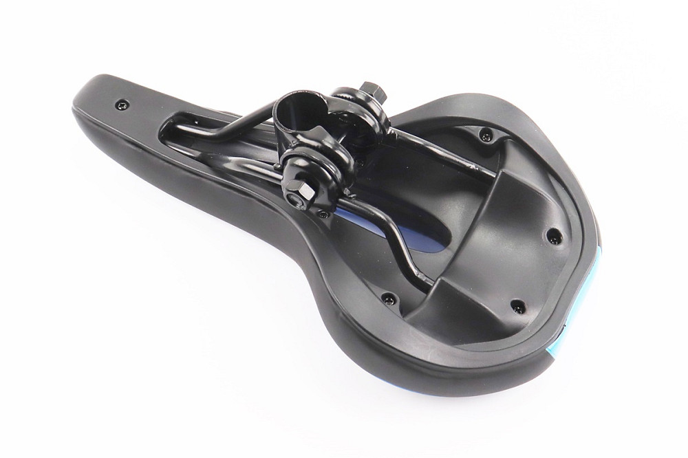 Сидіння MTB 270x140мм, чорно-синє YF-1018 Київ - фото 2