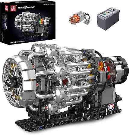 Конструктор Technic Турбореактивний двигун 1214 деталей — Mould King 10216, сумісний з LEGO Technic Київ