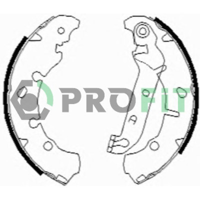 Гальмівні колодки Profit 5001-0635 Вінниця - фото 1