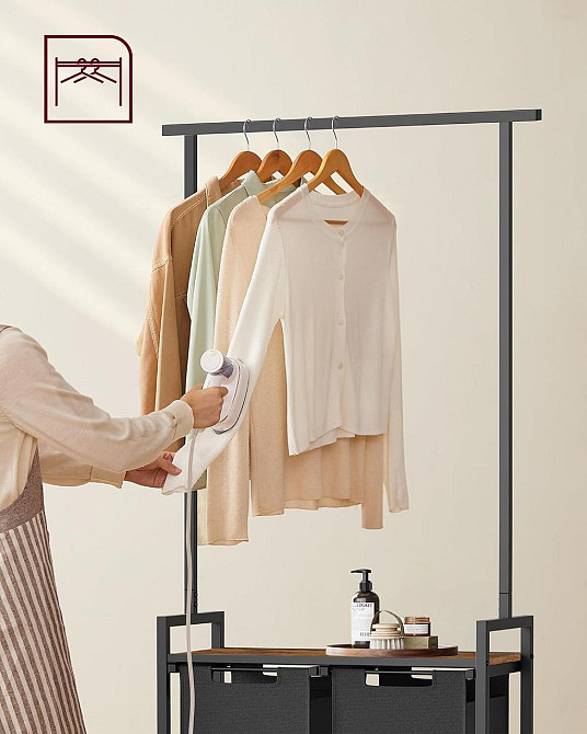 Кошик для білизни Leobert Moro 92л з вішалкою в стилі Loft Київ - фото 4