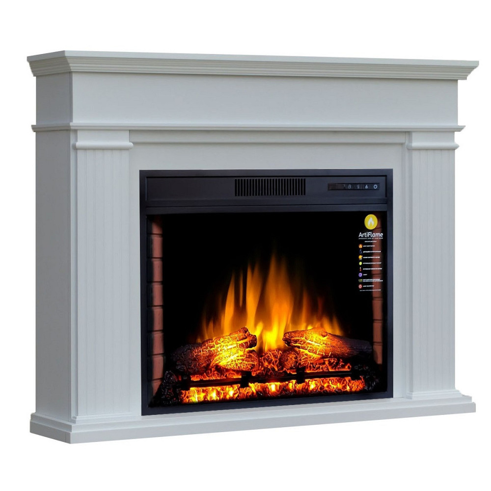 Каминокомплект угловой ArtiFlame ANDANTE CORNER AF28S БЕЛЫЙ БЬЯНКО (со звуком) Львов - изображение 2