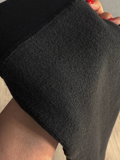 Лосини жіночі Kataya 6829 утеплені в рубчик бавовняні чорні, чорний, 42-48 Київ - фото 9