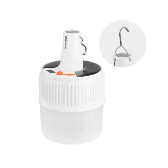 Світильник акумуляторний підвісний 24 SMD, сонячна панель, індикатор заряду INTERTOOL LB-0109 Київ