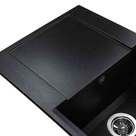 Гранитная мойка Globus Lux KOMO черный металiк 790х500мм-А0001 (000021042) Киев