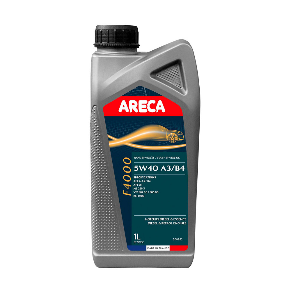 ARECA F4500 5W-40 1 л 050908 — синтетична моторна олива преміум-класу для бензинових і дизельних двигунів Ковель - фото 1