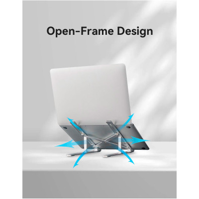 Підставка для ноутбука Laptop X-type Stand Silver Aluminum Alloy Vention Винница - изображение 2