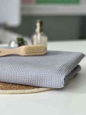 Вафельний рушник Ideal Textile 100х150 см 220 г/м2 (56861026) Сірий Чернівці