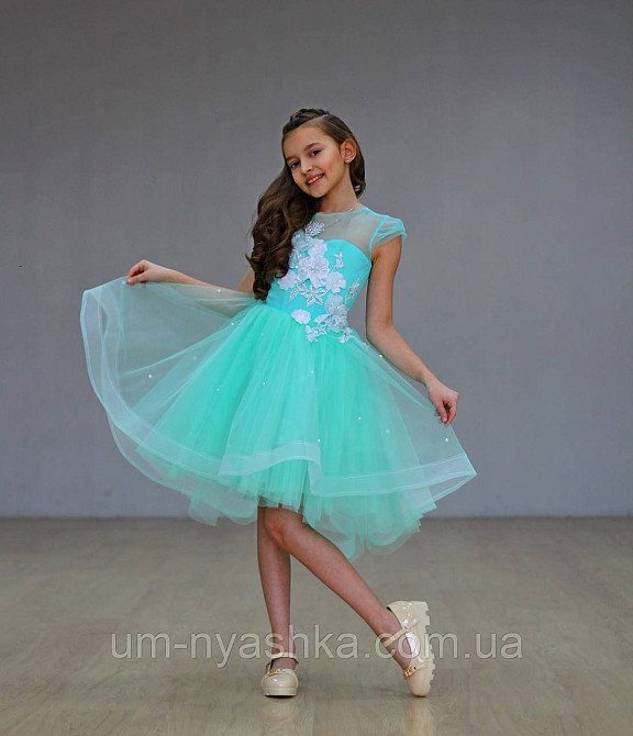 Детское нарядное платье удлиненное сзади 116-134 Кривой Рог - изображение 4