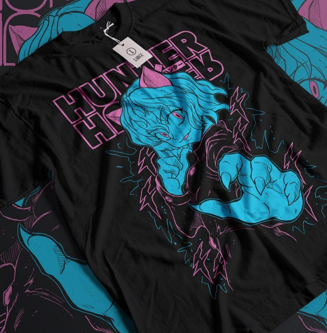 Футболка для мальчика аниме Охотник × Охотник оверсайз (рост от 165 до 180 ) Черний AnimeJ0927m Днепр - изображение 5