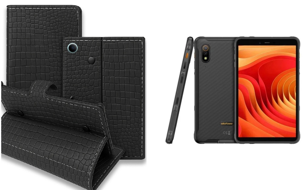 Книга-трансформер для планшета Ulefone Armor Pad Lite, цвет Black Krokodil Black Киев - изображение 1