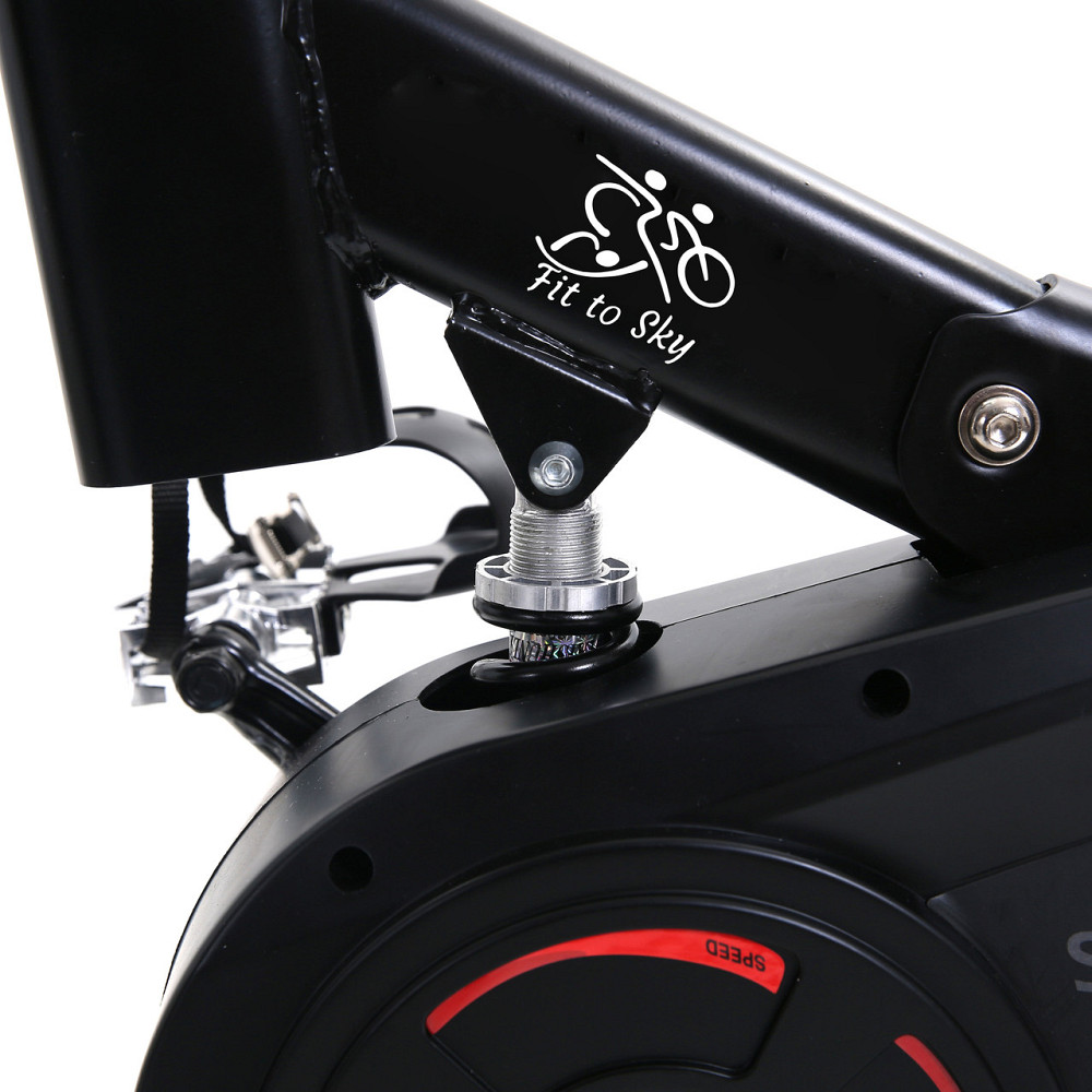 Велотренажер спинбайк механический FitToSky ES-7702 для дома домашний + коврик под спинбайк Киев - изображение 6