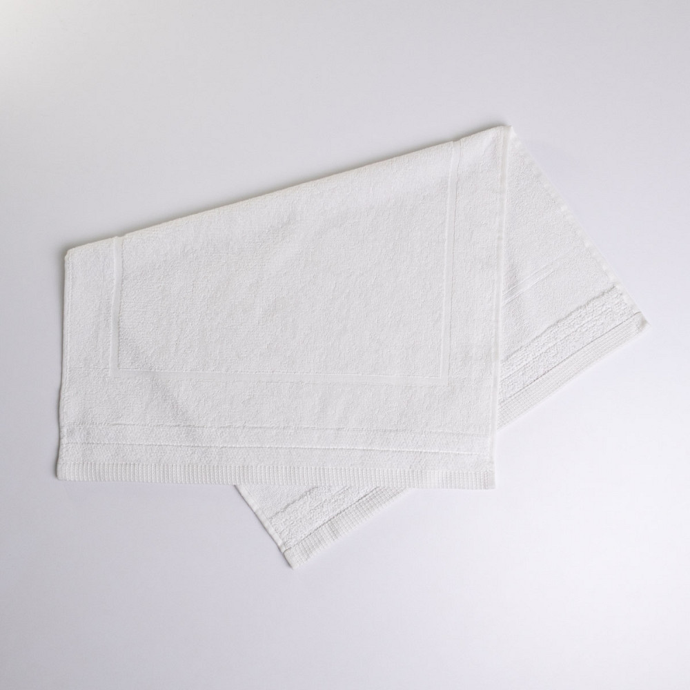 Махровое полотенце для ног Коврик GM Textile 50х70см 500г/м2 (Белый) Сумы - изображение 3