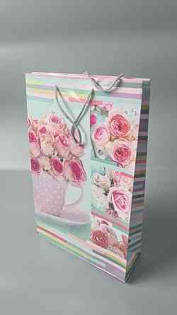 Большой бумажный пакет вертикальный  25/37/8(артBV-170) (12 шт) Харьков