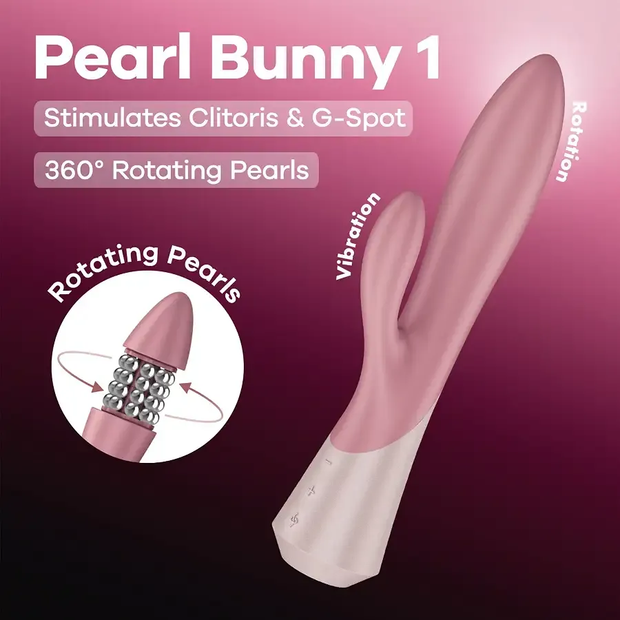Вібратор-кролик Satisfyer Pearl Bunny 1 Львів - фото 9