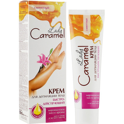 Крем для депіляції Caramel Швидкодіючий 3-х хвилинний для тіла 100 мл (4823015920288) Вінниця - фото 1