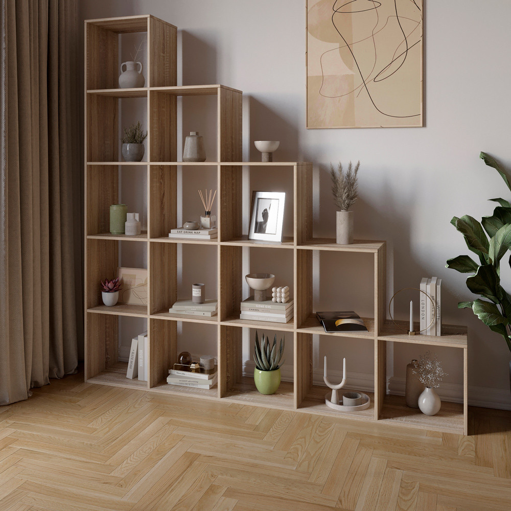 Стелаж М-ЗОН Джеко 1776 Сонома (MZN-031008) Дніпро - фото 1