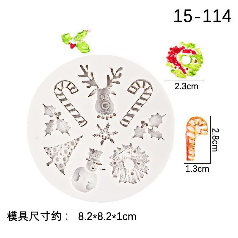 Молд новорічний універсальний 82 мм сірий Київ - фото 2