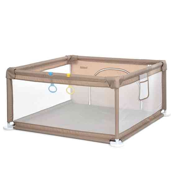 Дитячий манеж MR 1339-BG, бежевий, ширина з ніжками 132 см Вінниця