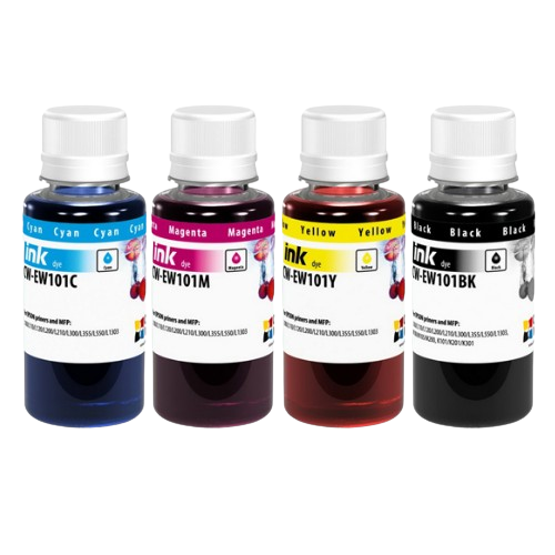 Комплект чорнил 4*100мл Epson L-100/200 BK/С/M/Y ColorWay Житомир - изображение 3