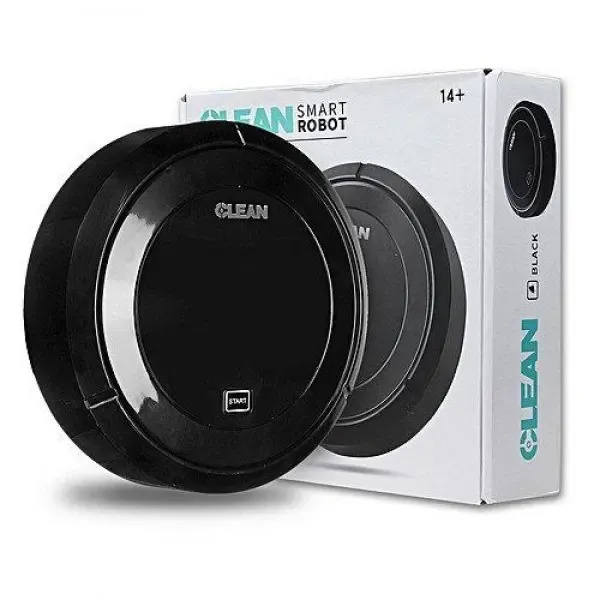 Черный Автоматический Робот-пылесос умный пылесос 1500 Вт Коломия - фото 1