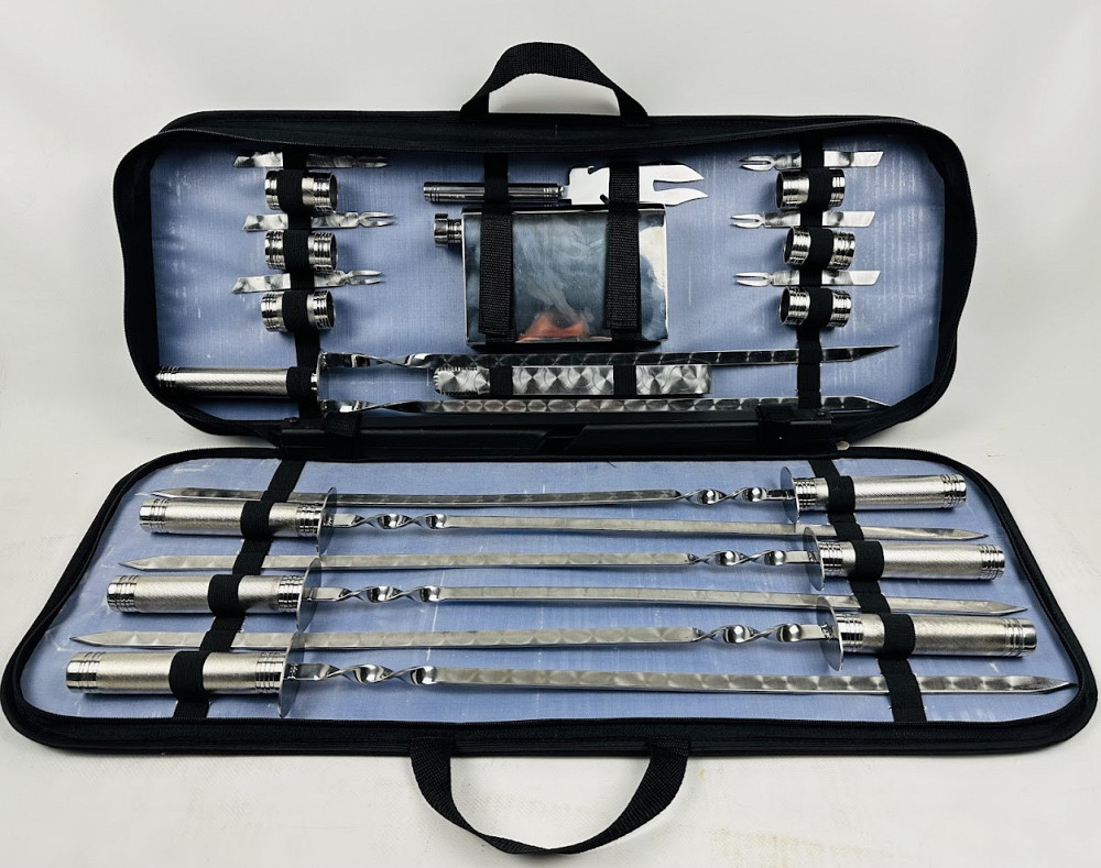 Набір шампурів Планшет Авангард HAPPY DAYS подарункові набори для шашлику Тернопіль - фото 1