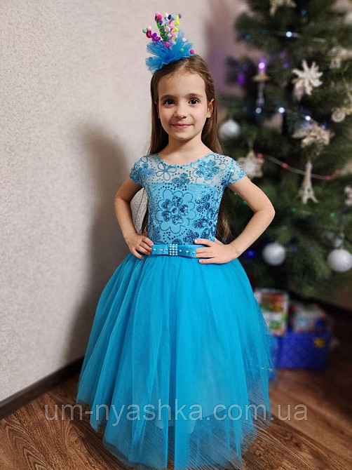 Дитяча біле плаття Глорія з паєтками Кривий Ріг - фото 4