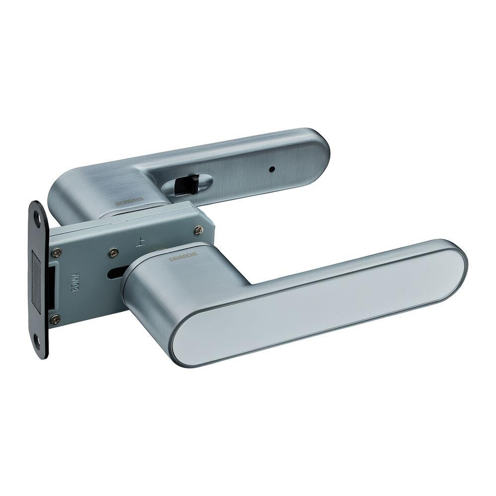 Ручки з магнітним механізмом Gavroche GRclick MSC/W сатинове срібло з білою вставкою Київ - фото 1