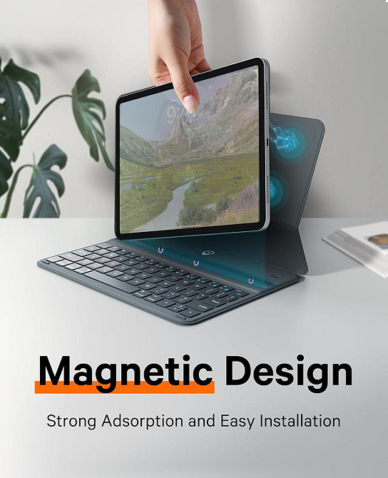 Чохол клавіатура CHESONA для iPad A16 2025/iPad 10-го покоління (2022) A2696 / A2757 / A2777 із замінною батарейкою Дніпро - фото 9