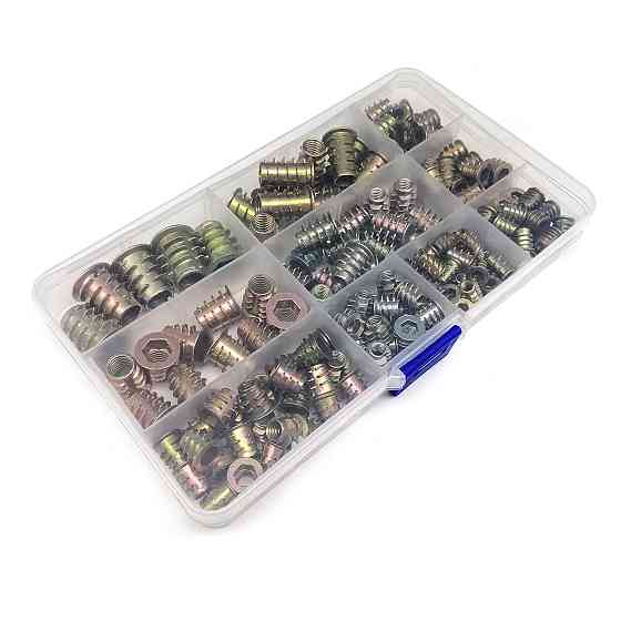 Набор мебельных муфт 165 шт для крепежа дерева Киев