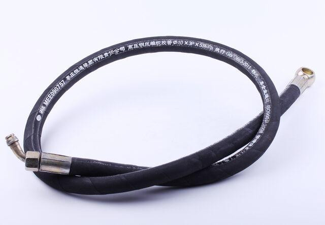 Шланг гідравліки (насос — кран) L — 1490 мм (штуцер — гайка) Мототрактор Мукачево - фото 1