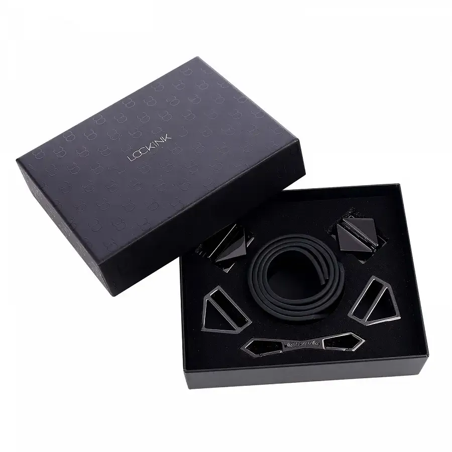 Наручники LOCKINK Wristcuffs/Anklecuffs Black Set Львів - фото 7