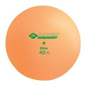М'яч настільний теніс Donic Schildkrot Elite 1* 40+ (Orange) 1 шт Вишневе - фото 2