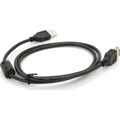 Дата кабель USB 2.0 AM/AF 1.0m ferrite black Voltronic (YT-AM/AF-1.0B) Вінниця - фото 1
