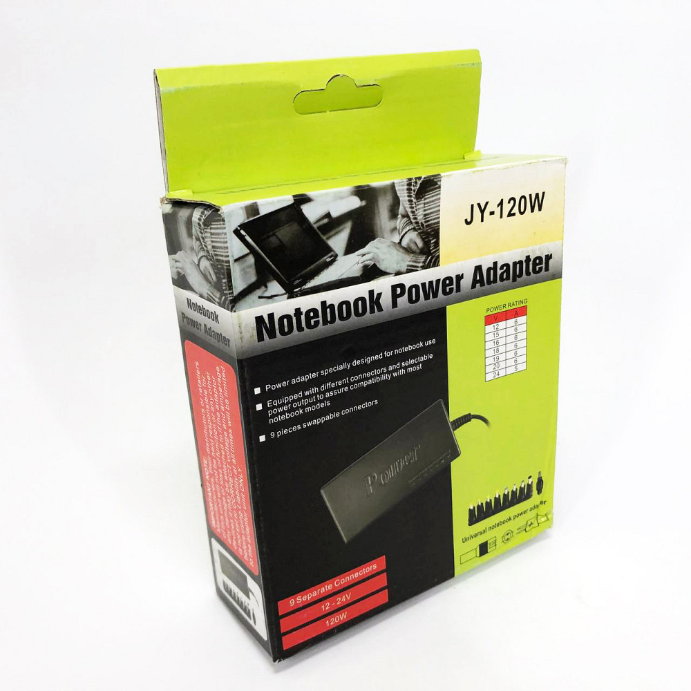 Адаптер для NoteBook Universal MY-120W універсальний зарядний пристрій для ноутбука WA-26 Львів - фото 10