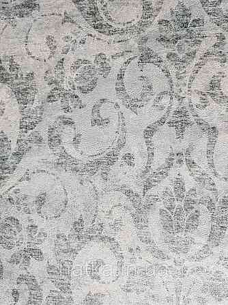 Обои флизелиновые эко Decoprint Essentials EE22559 под старину вензель завиток с потертостью зеленые песочные Киев