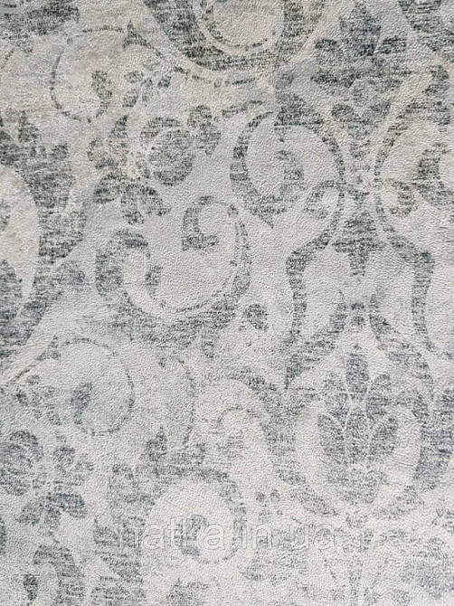 Шпалери флізелінові еко Decoprint Essentials EE22559 під старовину вензель завиток з потертістю зелені Київ - фото 4