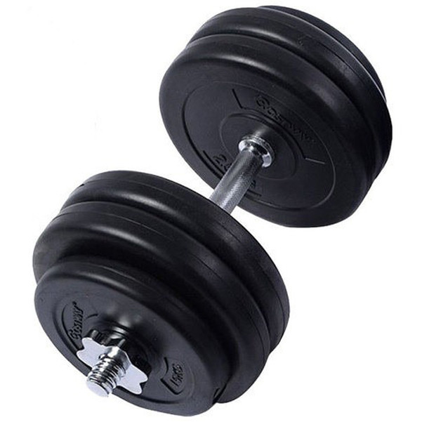 Гантель 1х28 кг (металевий гриф) розбірна складальна Київ - фото 1