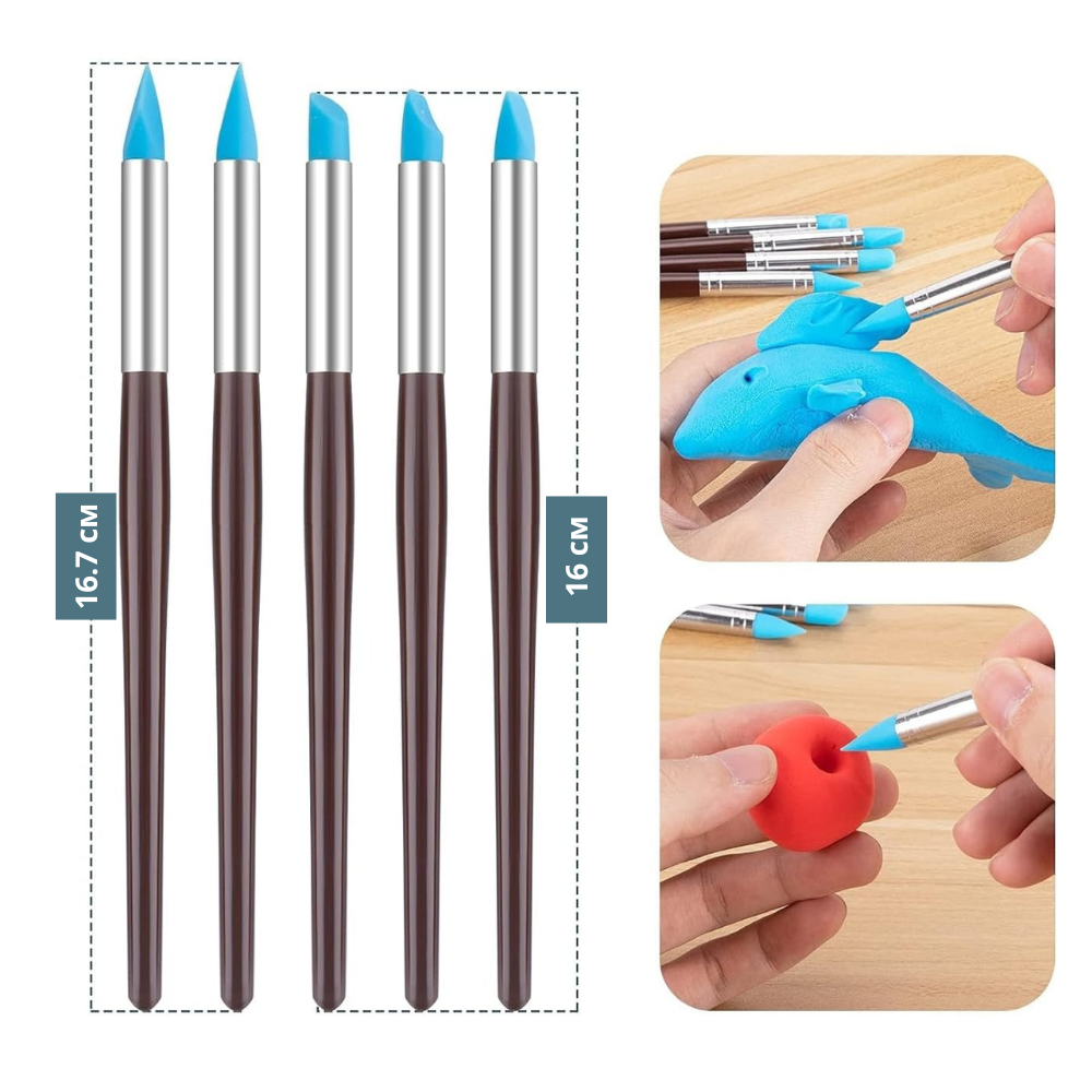 Набір інструментів для ліплення з глини, пластеліну для творчості та гончарства формування, моделювання Кам'янець-Подільський - фото 5