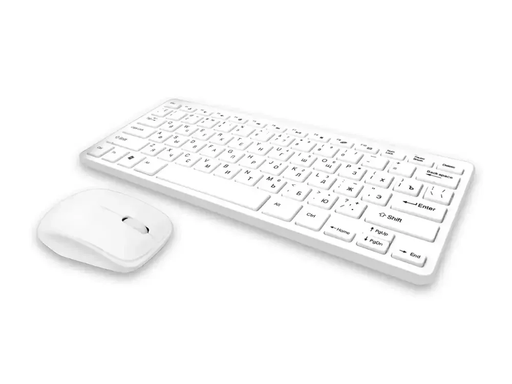 Клавіатура та бездротова миша K03, мембранна, 78 клавіш, оптична миша, 1600 dpi, бездротове підключення Одеса - фото 2