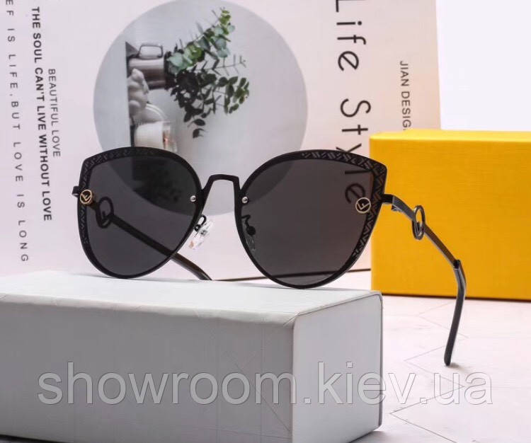 Жіночі сонцезахисні окуляри "кішки" (3008) Київ - фото 1