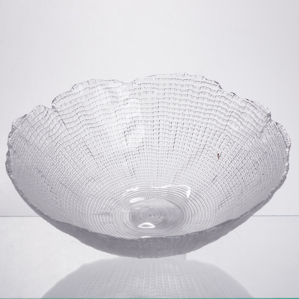 Салатниця велика скляна прозора 2 літри кругла 64486-48 Коломыя - изображение 1