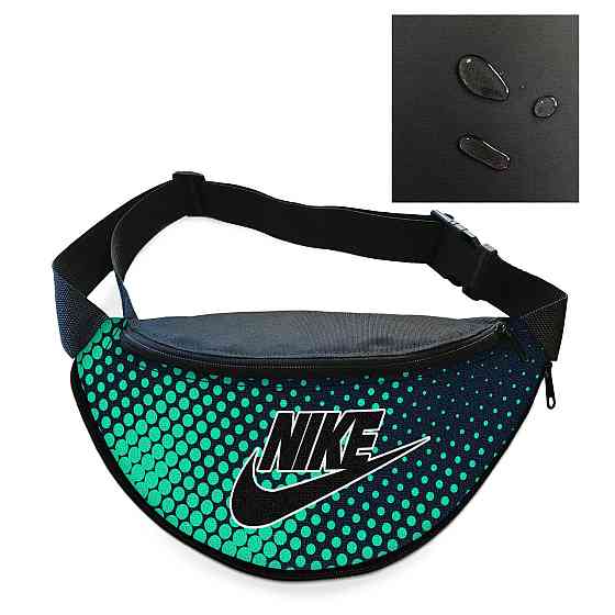 Сумка-бананка Nike чоловіча/жіноча спортивна 32×16 см з розширювачем поясна сумка або сумка через плече (3733) Київ
