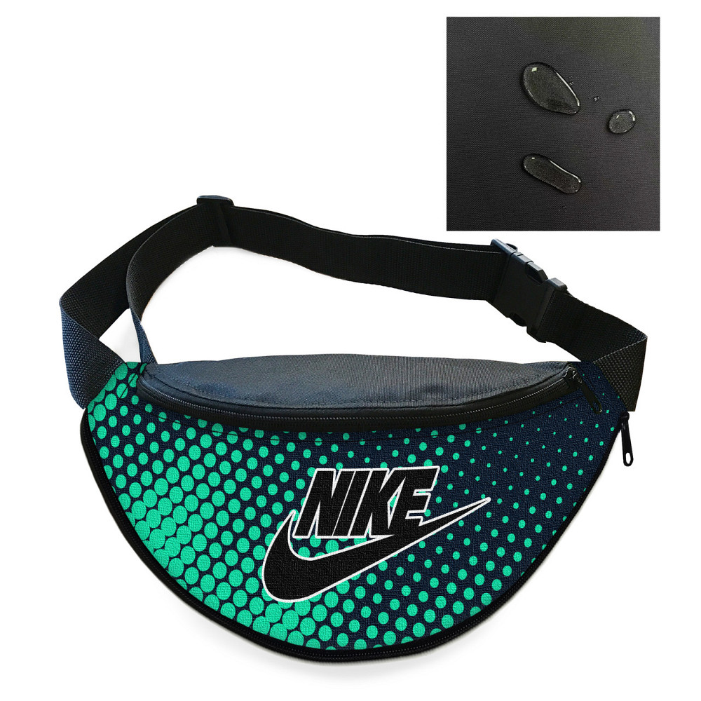 Сумка-бананка Nike чоловіча/жіноча спортивна 32×16 см з розширювачем поясна сумка або сумка через плече (3733) Київ - фото 1