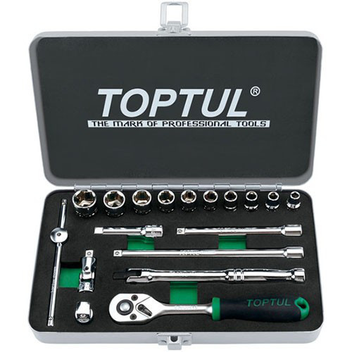 Набір інструменту дюймового TOPTUL 1/4" 18ед. 3/16"-9/16" GCAD1811 Одеса - фото 1