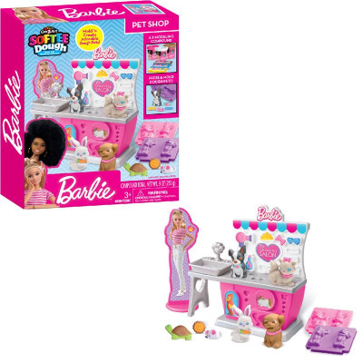 Набор для творчества Cra-Z-Art Barbie Тісто для ліплення , Зоомагазин з формами, набір 10од (34041CRA) Винница - изображение 1