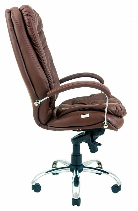 Офисное Кресло Руководителя Richman Venice Fly 2213 Хром M1 Tilt Коричневый Днепр - изображение 3