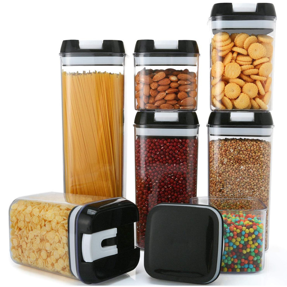 Набір контейнерів 7 шт для сипучих Food storage container / Органайзери для круп Київ - фото 5