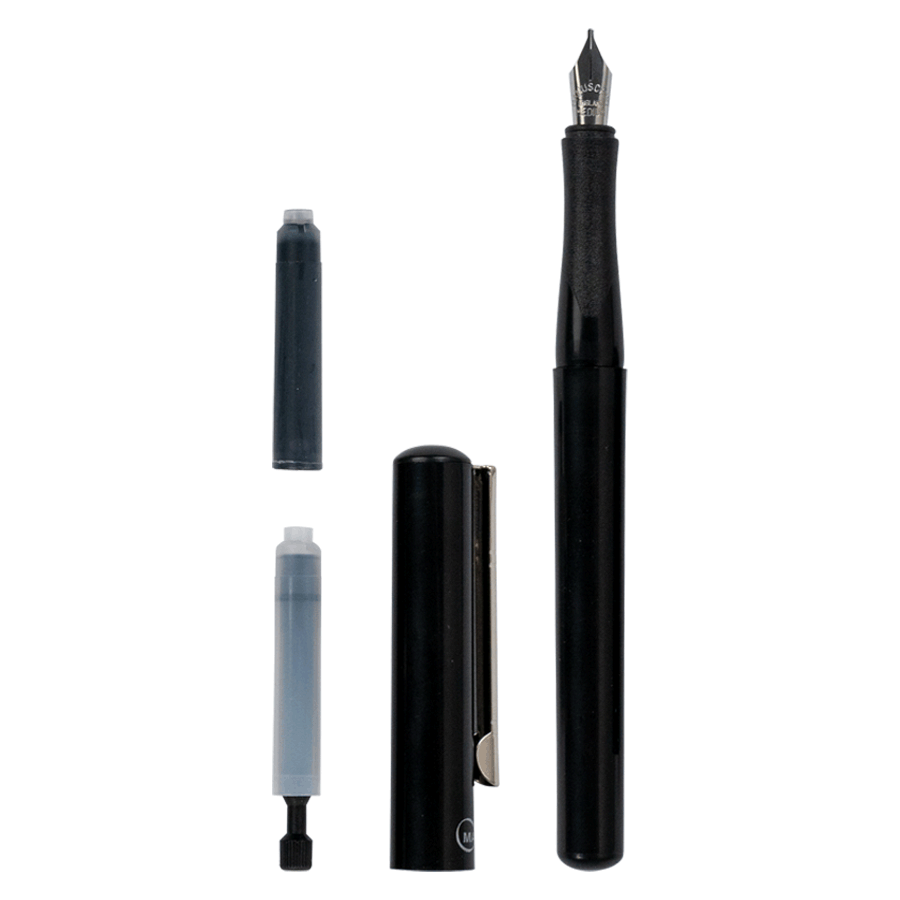 Набір для каліграфії Italic Calligraphy Pen Medium (перо чорний картридж конвертер) Manuscript Київ - фото 4