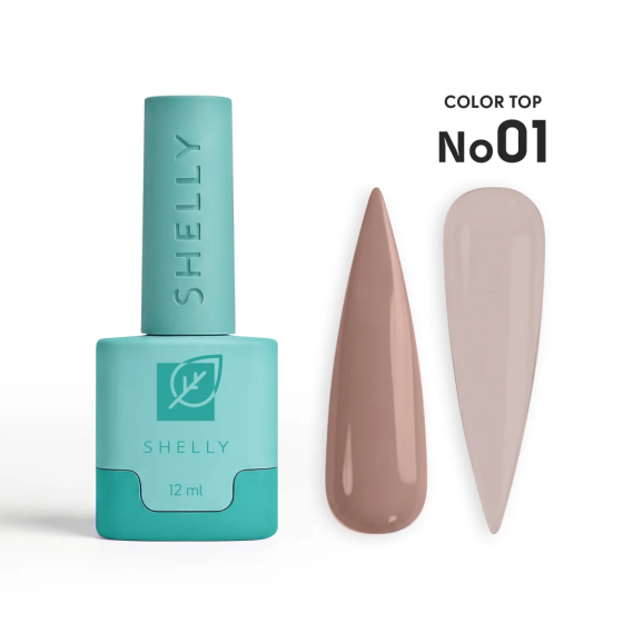 Цветной топ для гель-лака 01 Color Top Shelly 12 мл Киев