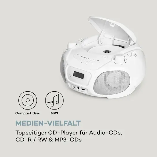 Бумбокс Auna Roadie Sing CD з функцією караоке з Німеччини Уцінка Дніпро - фото 5